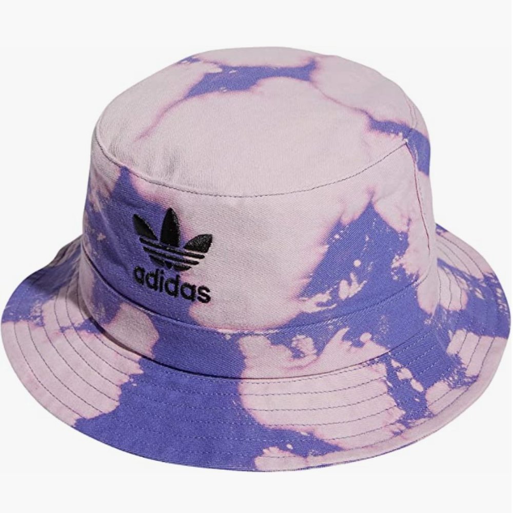 New ADIDAS Unisex Tie Dye Bucket Hat Sporty Summer 100% Cotton